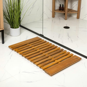 Paige Modern Classic Acacia Wood Slat Mat